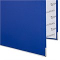 Папка-регистратор, покрытие пластик, 50 мм, ПРОЧНАЯ, с уголком, BRAUBERG, синяя, 226590 226590