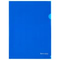 Папка-уголок А4, синяя, 0,10 мм, BRAUBERG EXTRA, 271699 271699