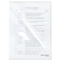 Папка-уголок жесткая А4, прозрачная, 0,15 мм, BRAUBERG EXTRA, 271701 271701