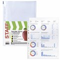 Папки-файлы перфорированные, А4, STAFF "STANDARD", КОМПЛЕКТ 100 шт., гладкие, 25 мкм, 224814 224814