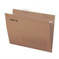 Подвесные папки А4 (350х240 мм) до 80 л., КОМПЛЕКТ 10 шт., крафт-картон, STAFF, 270932 270932
