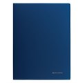 Папка с металлическим скоросшивателем BRAUBERG стандарт, синяя, до 100 листов, 0,6 мм, 221633 221633
