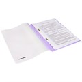 Скоросшиватель пластиковый BRAUBERG "Pastel" А4, 130/180 мкм, лиловый, 270456 270456