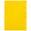 Скоросшиватель пластиковый с перфорацией BRAUBERG EXTRA, А4, 140/180 мкм, желтый, 272899 272899
