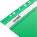 Скоросшиватель пластиковый с перфорацией BRAUBERG EXTRA, А4, 140/180 мкм, зеленый, 272896 272896