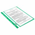 Скоросшиватель пластиковый с перфорацией BRAUBERG EXTRA, А4, 140/180 мкм, зеленый, 272896 272896
