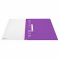 Скоросшиватель пластиковый с перфорацией BRAUBERG EXTRA, А4, 140/180 мкм, фиолетовый, 272897 272897