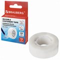 Клейкая лента невидимая, матовая, 19 мм х 33 м, BRAUBERG, 227257 227257