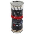 Карандаш чернографитный BRAUBERG "Style PRO", 1 шт., HB, с ластиком, корпус черный, 181723 181723