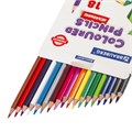 Карандаши цветные BRAUBERG PREMIUM, 18 цветов, шестигранные, грифель 3,3 мм, натуральное дерево, 181657 181657