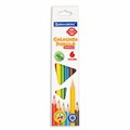 Карандаши цветные BRAUBERG PREMIUM, 6 цветов, трехгранные, грифель 3 мм, 181660 181660