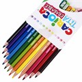 Карандаши цветные стираемые с резинкой CARIOCA "Erasable", 12 цветов, шестигранные, грифель 3 мм, 42897 181699