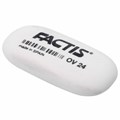 Ластик FACTIS OV 24 (Испания), 49х24х9 мм, цвет ассорти, овальный, мягкий, CMFOV24 220856