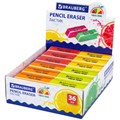 Ластик большой BRAUBERG "Fresh Zone", 60х18х12 мм, цвет ассорти, прямоугольный, скошенный, 228717 228717