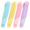 Ластик выдвижной BRAUBERG "REWIND", 112х21х24 мм, белый, пастельные цвета корпуса ассорти, 272686 272686