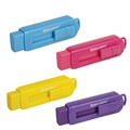 Ластик выдвижной BRAUBERG "Slider", 88х26х21 мм, яркие цвета корпуса ассорти, 271985 271985