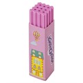 Ластик ЮНЛАНДИЯ "Башенки", 64х15х15 мм, цвет ассорти, картонный держатель, 228719 228719