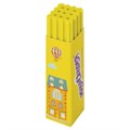 Ластик ЮНЛАНДИЯ "Башенки", 64х15х15 мм, цвет ассорти, картонный держатель, 228719 228719