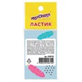 Ластик ЮНЛАНДИЯ "Листочки", 48х27х17 мм, цвет ассорти, 228723 228723