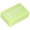 Ластики BRAUBERG "Pastel Soft" НАБОР 12 шт., размер ластика 31х20х10 мм, экологичный ПВХ, 229598 229598