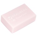 Ластики BRAUBERG "Pastel Soft" НАБОР 12 шт., размер ластика 31х20х10 мм, экологичный ПВХ, 229598 229598