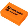 Ластики BRAUBERG NEON SOFT НАБОР 12 штук, размер ластика 31х20х10 мм, экологичный ПВХ, 271339 271339