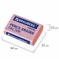 Ластики BRAUBERG PASTEL MAXI НАБОР 3 штуки, размер ластика 44х32х13 мм, упаковка блистер, 271345 271345