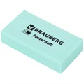 Ластики BRAUBERG PASTEL SOFT НАБОР 6 шт., размер ластика 45х25х10 мм, экологичный ПВХ, 271340 271340