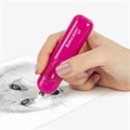 Ластик электрический BRAUBERG "JET", питание от 2 батареек ААА, 8 сменных ластиков, розовый, 229617 229617