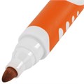 Маркер стираемый для белой доски ОРАНЖЕВЫЙ, BRAUBERG "SOFT", 5 мм, резиновая вставка, 152108 152108
