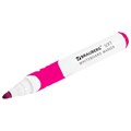Маркер стираемый для белой доски РОЗОВЫЙ, BRAUBERG "SOFT", 5 мм, резиновая вставка, 152110 152110