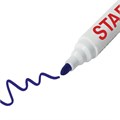 Маркер стираемый для белой доски СИНИЙ, STAFF "Manager" WBM-491, 5 мм, с клипом, 151492 151492