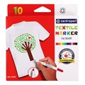 Маркеры для ткани 10 ЦВЕТОВ CENTROPEN "Textile Marker", круглый наконечник, 1,8 мм, 2739/10, 5 2739 1001 152009