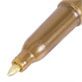 Маркер для декорирования и рисования ЗОЛОТИСТЫЙ BRAUBERG ART METALLIC, линия письма 1-3 мм, 152438 152438
