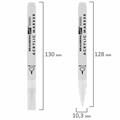 Маркеры акриловые для рисования и хобби, 2 цвета ЧЕРНЫЙ/БЕЛЫЙ, линия 0,7-1 мм, BRAUBERG ART, 152527 152527