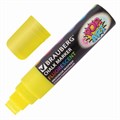 Маркер меловой "POP-ART" ЖЕЛТЫЙ, 15 мм, стираемый, для гладких поверхностей, BRAUBERG, 151538 151538