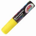 Маркер меловой "POP-ART" ЖЕЛТЫЙ, 15 мм, стираемый, для гладких поверхностей, BRAUBERG, 151538 151538