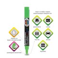 Маркер меловой "POP-ART" ЗЕЛЕНЫЙ, 5 мм, стираемый, для гладких поверхностей, BRAUBERG, 151532 151532