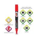 Маркер меловой "POP-ART" КРАСНЫЙ, 5 мм, стираемый, для гладких поверхностей, BRAUBERG, 151529 151529