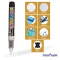Маркер меловой БЕЛЫЙ, влагостираемый, 3 мм, для гладких поверхностей, MUNHWA "Black Board Marker", BM-05 152632