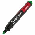 Маркер перманентный BRAUBERG "Contract", ЗЕЛЕНЫЙ, круглый наконечник, 3 мм, 150468 150468