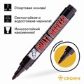 Маркер перманентный CROWN "Multi Marker", ЧЕРНЫЙ, круглый наконечник, 3 мм, CPM-800 151552