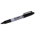 Маркер перманентный STAFF EVERYDAY PM-233, ЧЕРНЫЙ, эргономичный корпус, круглый наконечник 2 мм, 151233 151233