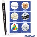 Маркер перманентный БЕЛЫЙ 1 мм, MUNHWA, WPM-05 152007