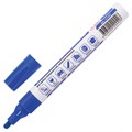 Маркер-краска лаковый (paint marker) 4 мм, СИНИЙ, НИТРО-ОСНОВА, алюминиевый корпус, BRAUBERG PROFESSIONAL PLUS, 151447 151447