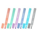 Набор текстовыделителей 6 ПАСТЕЛЬНЫХ ЦВЕТОВ, BRAUBERG "Macaroon", линия 1-5 мм, 152515 152515