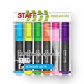 Набор текстовыделителей 6 ЦВЕТОВ, МИКС ПАСТЕЛЬ / НЕОН, STAFF "College" STICK, линия 1-4 мм, 152558 152558