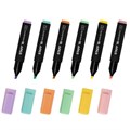 Набор текстовыделителей STAFF "Basic Budget HL-02P", 6 ЦВЕТОВ, ПАСТЕЛЬ, линия письма 1-5 мм, 152297 152297