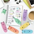 Текстовыделитель мини BRAUBERG KIDS "CUTE CATS PASTEL", АССОРТИ В ПЛАСТИКОВОЙ БАНКЕ, линия 1-5 мм, 152434. 152434