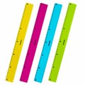 Линейка пластиковая 30 см ЮНЛАНДИЯ "Color", тонированная, ассорти, 210754 210754